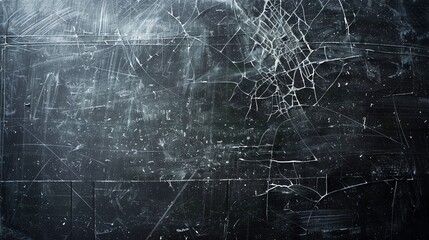 Fototapeta premium A dark, textured surface with a spiderweb pattern.