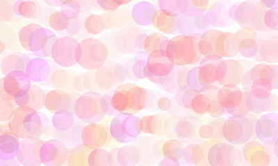柔らかなドットを重ねた優しい背景　背景透明