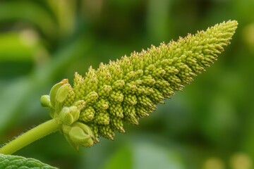 Cocklebur Plant: Selective Focus Shot of a Rough Plant in Garden Background
