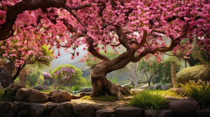 Obraz premium flowers peach blossom tree