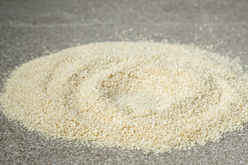 Raw white sesame seeds natural texture