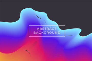 Fluid Abstract Gradation Background Design Template