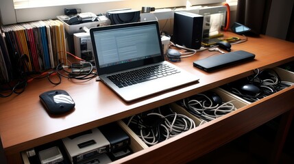 Fototapeta premium management organizing desk