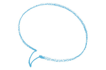 Separate light blue speech bubbles on transparent background.