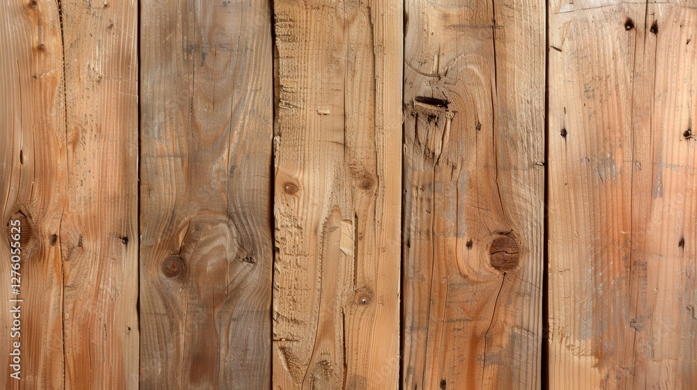 Poster natural wooden planks background with texture and grain patterns ideal for rustic design and craft p