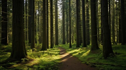 needles douglas fir trees