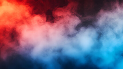 Obraz premium Abstract Red and Blue Smoke Background Texture Image