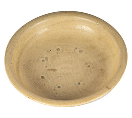 old metal bowl Studio Art Pottery Light Yellow Speckled Oval Stoneware Planter Pot Signed | eBay