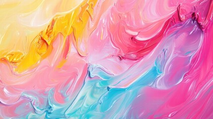 Fototapeta premium abstract colorful swirl painting