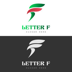 Letter F Logo Stock Illustrations Vector Graphics
