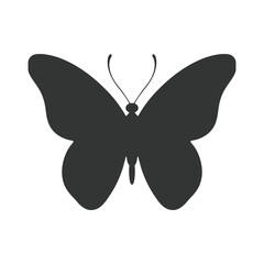 Butterfly silhouette vector illustration art design. Silhouette Butterflies Isolated. insects butterfly outline, tattoo, coloring, vector logo icon set on a white background.
