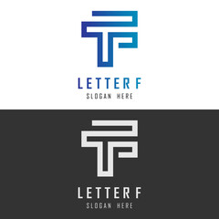 Letter F Logo Stock Illustrations Vector Graphics