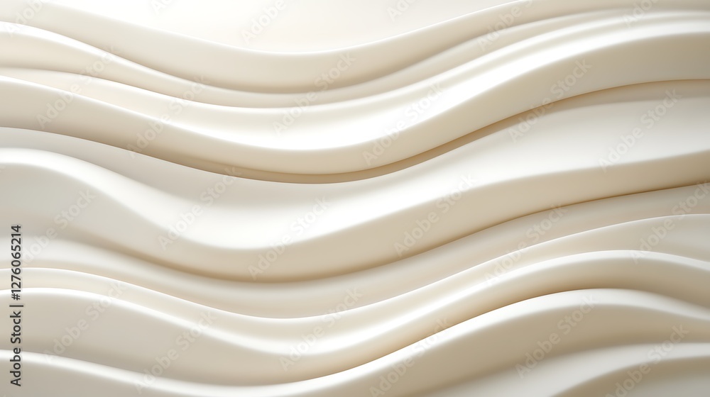 Poster abstract white wave pattern background design