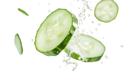 slices of cucumber