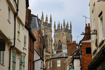 Obraz premium Street view of York Minster 