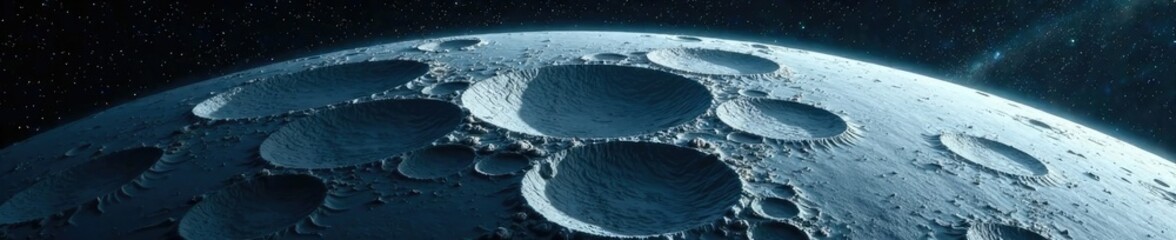 Surface of Neptune's moon Nereid with craters and grooved terrain, nereid, cold
