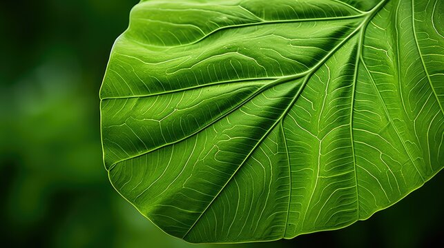 green fleur de leaf