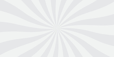 Abstract white and gray retro with sunburst pattern colorful design. Vintage sunrays illustration swirl grunge backdrop line. sun beam vector banner design and comic burst gradient concept pattern.	
