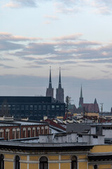 Obraz premium Tumski Island Cathedral of St. John the Baptist. Poland, Wroclaw