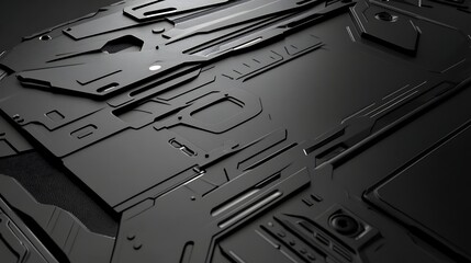 Dark metallic texture, sci-fi background