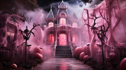 wonderland pink halloween