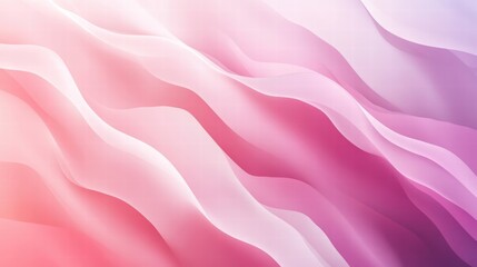 Obraz premium abstract pink and white wave background