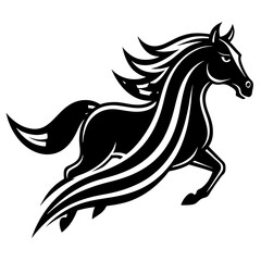 Horse Logo Design Vector: Elegant Stallion Silhouettes & Icon Set