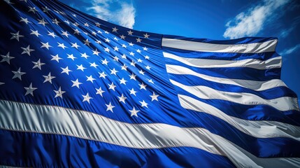 law blue line usa flag