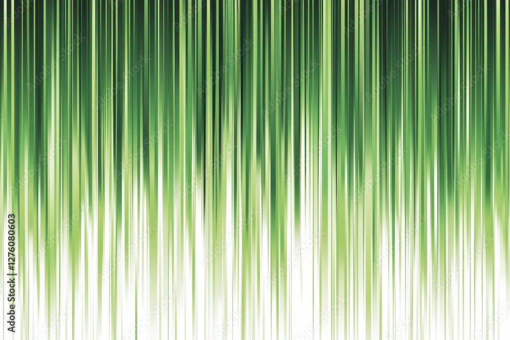 Wall mural abstract green vertical lines on a white background for design use