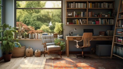 rug real office background