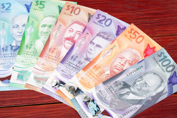 Barbados money - new series of banknotes.