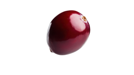 red egg isolated on white