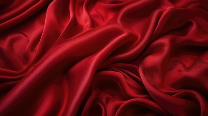 Obraz premium dress red velvet texture