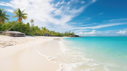 Fototapeta premium sand white wood beach