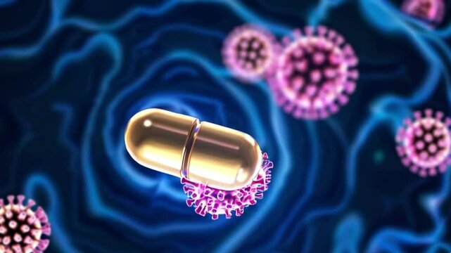 Superbugs Defending Against Antibiotics &ndash; Medical Resistance Concept Generative AI