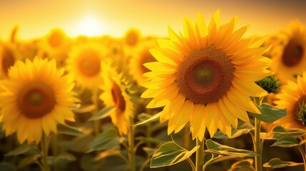 Obraz premium sunny you are my sunshine gold