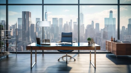 modern beautiful desk