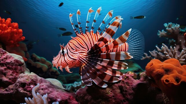 adaptation red lionfish