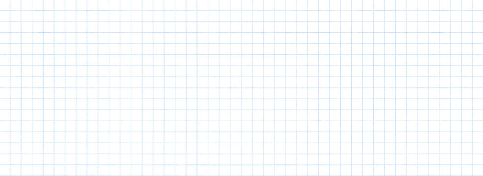 Texture of graph paper, Blue grid line paper sheet, banner