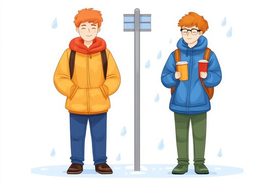 Personas sudando en un d&iacute;a caluroso de verano con opciones de bebidas refrescantes al aire libre