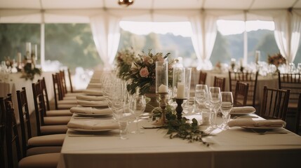elegant table tent