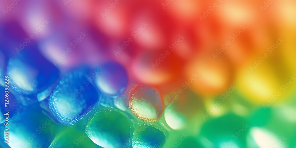 Poster vibrant and dynamic rainbow gradient background with smooth color transitions