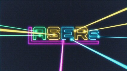 Retro Laser Logo