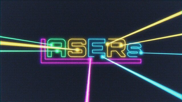 Retro Laser Logo