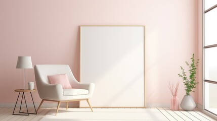 oversized mockup wall