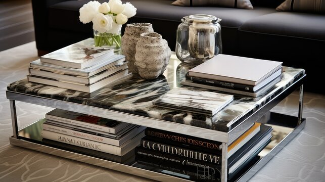 oversized books coffee table