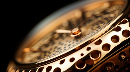 timepiece gold spots