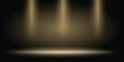 spotlight on stage
