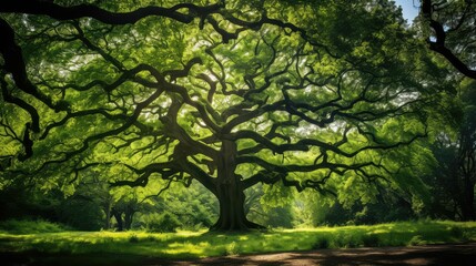 Naklejka premium canopy d tree