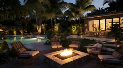 backyard house landscaping